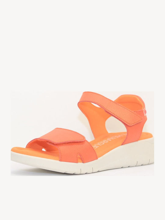 Damenplattformen Orange
