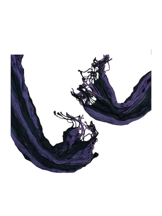 Женски шал от вълна Purple