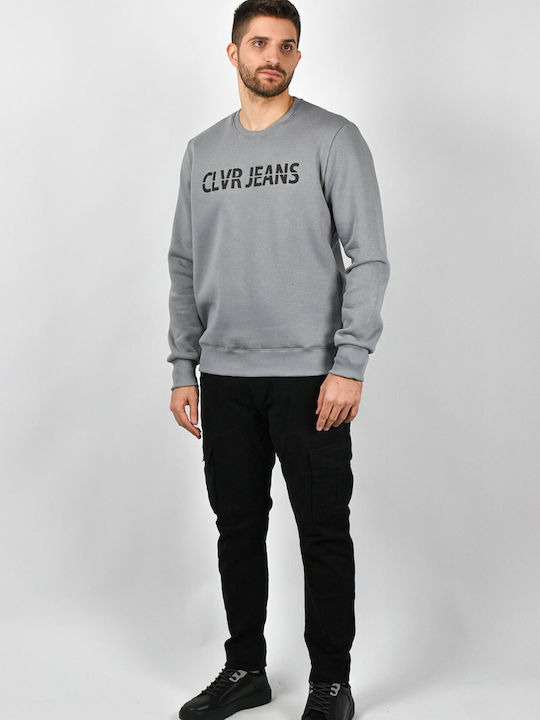 Clever Men's Sweatshirt Gray