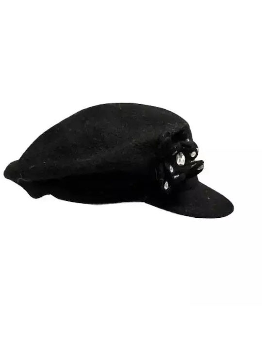 Bode Femei Wicker Pălărie Cap Black