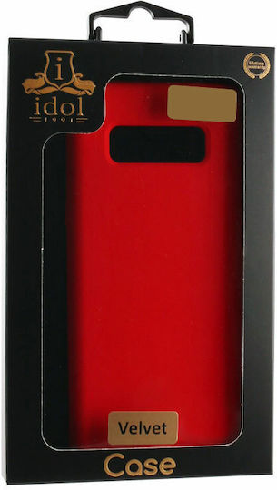 Idol 1991 Velvet TPU Umschlag Rückseite Kunststoff Rot (Galaxy S10)