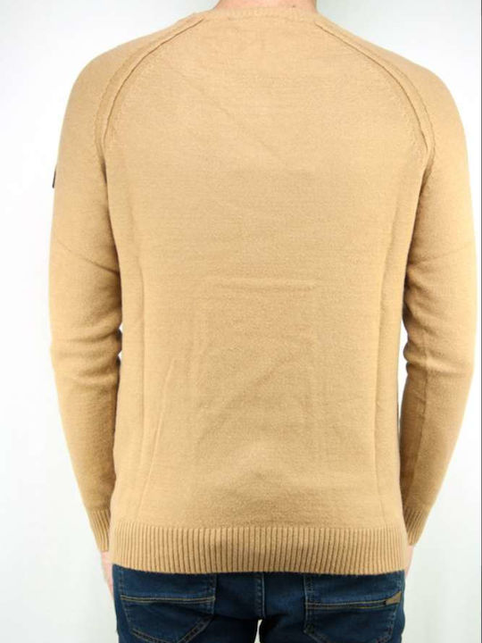 Tailor Made Knitwear Herren Langarm-Pullover Braun