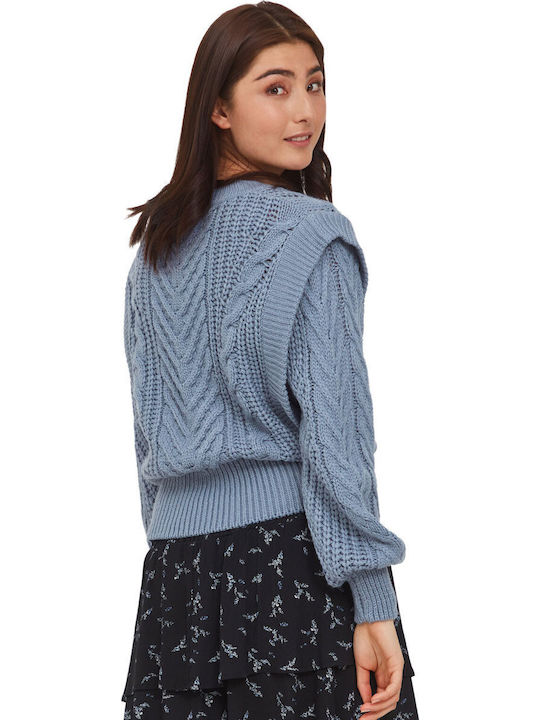 Women's Long Sleeve Sweater Blue