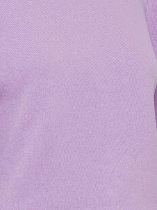 Women's Blouse with 3/4 Sleeve Lilacc