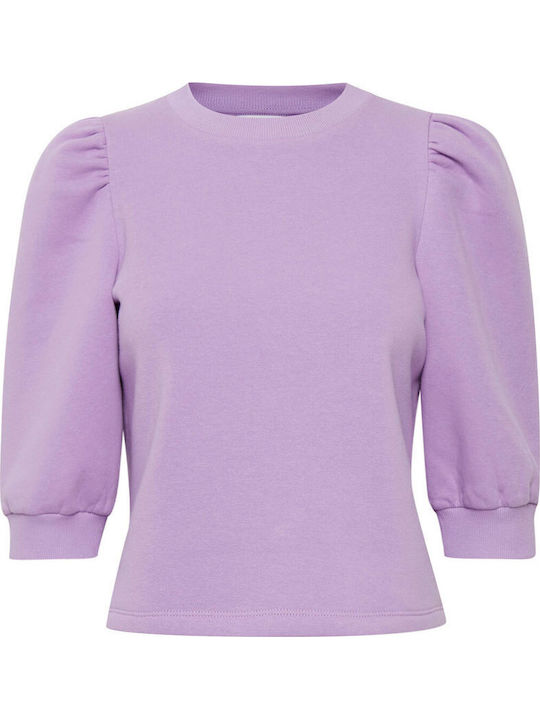Women's Blouse with 3/4 Sleeve Lilacc
