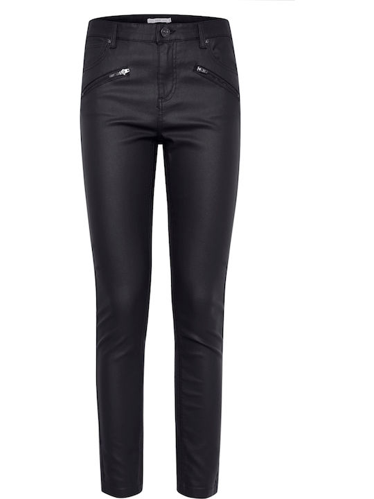 Women's Fabric Trousers Black