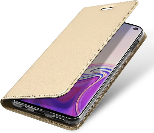 Dux Ducis Skin Pro Book Synthetic Leather 0.3mm Gold (Galaxy S10e)