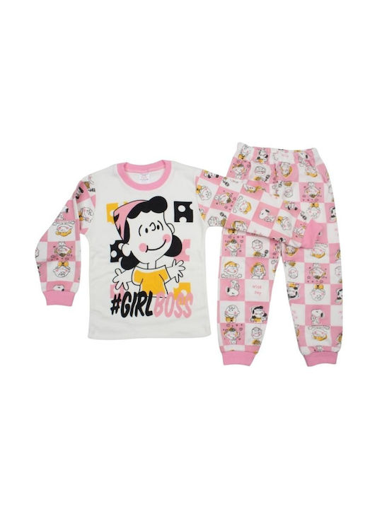 Supermini Kids Pajamas Winter Cotton Pink