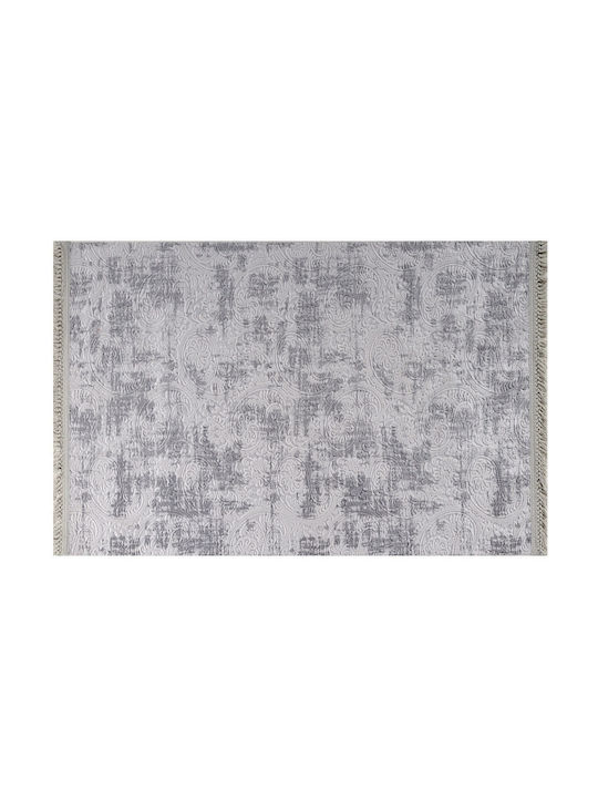 Tzikas Carpets 25167-096 Teppich Rechteckig mit Fransen Gray