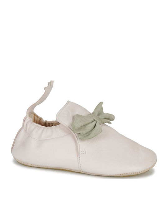 Easy Peasy Baby Hausschuhe Weiße Blublu Noeud