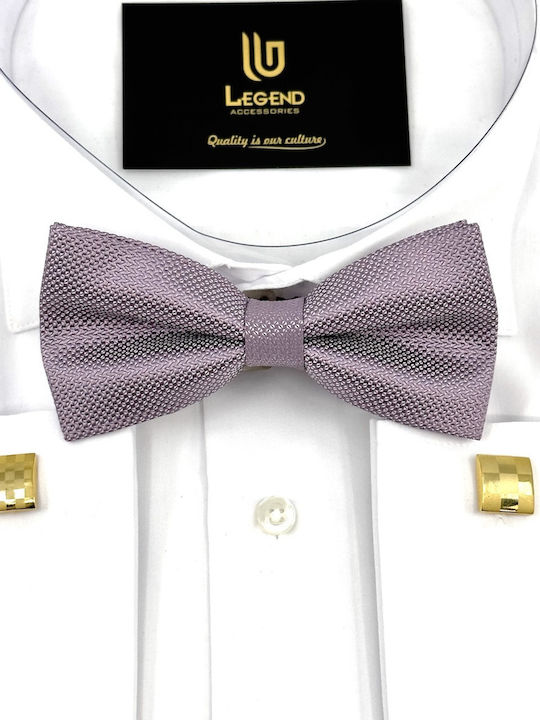 Legend Accessories Bow Tie Set with Pochette Purple