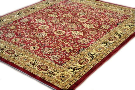 Eurofil 1332 Teppich Rechteckig Synthetisch,Polyester/Cotton/Leather Heatset Antique Cherry-Cream