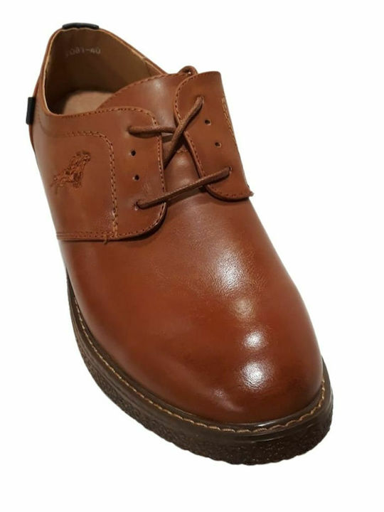 Alta Moda Men's Synthetic Leather Dress Shoes Tabac Brown