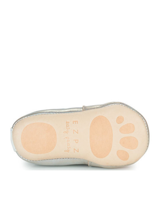 Easy Peasy Baby Slippers Silver My Blumoo Pomme