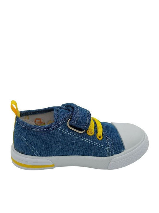Παιδικά Sneakers Μπλε-Κίτρινο