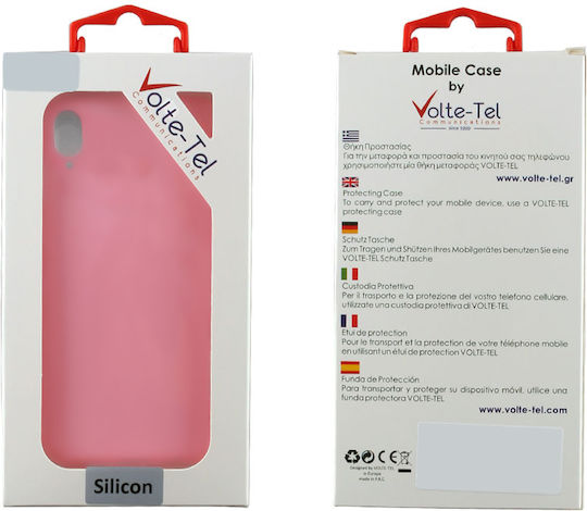 Volte-Tel Silicon Tpu Umschlag Rückseite Silikon Rosa (Galaxy A10)