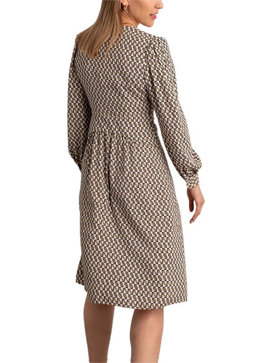 Diane Von Furstenberg Dress All Day Beige