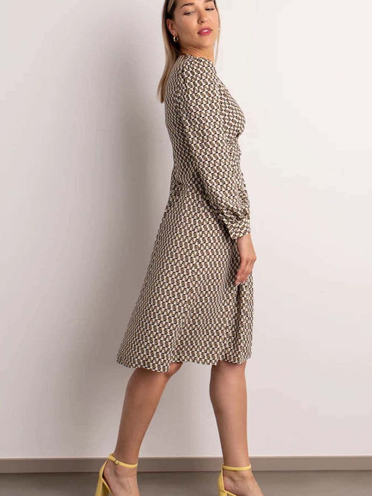 Midi Rochie Bej