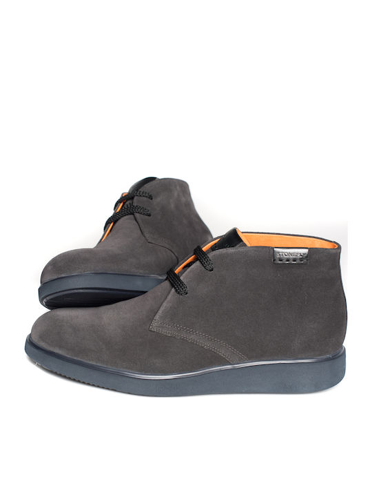 Wildleder Gray Herrenstiefel