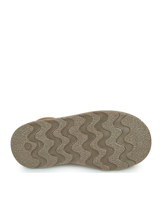 Ghete Copii cu Velcro Maro