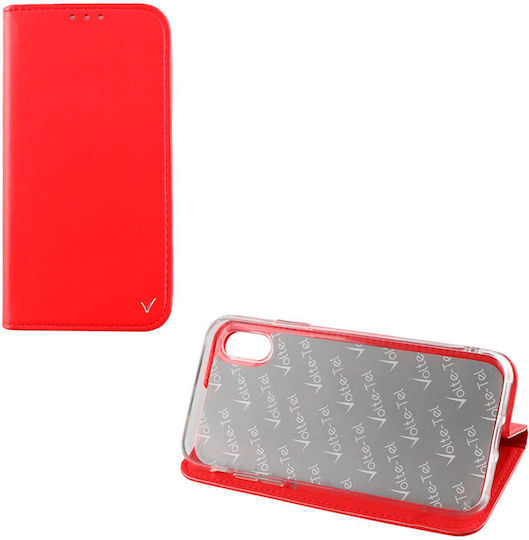 Volte-Tel Pocket Magnet Book Synthetic Leather Red (Galaxy S10+)