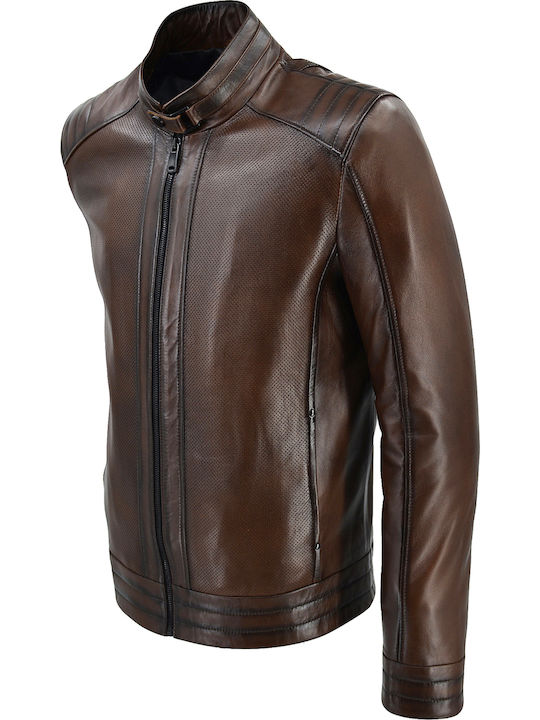 Leather Jacket Brown