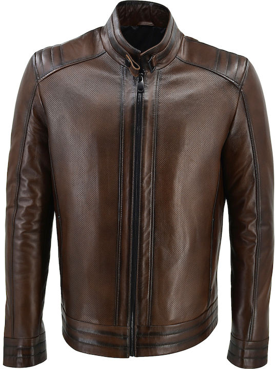 Leather Jacket Brown