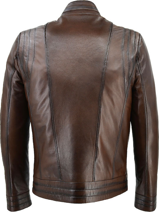 Leather Jacket Brown