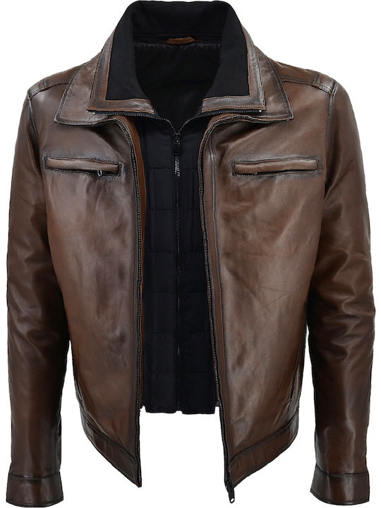Leather Jacket Brown