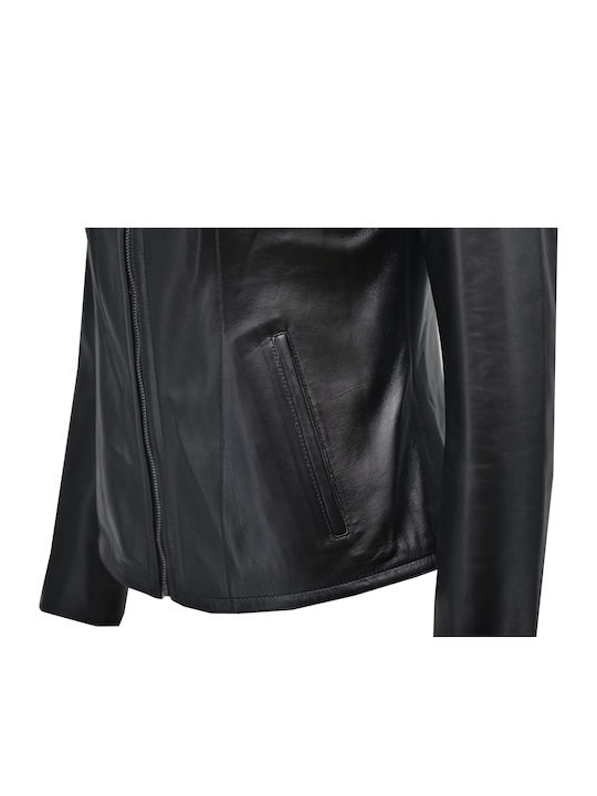 Damen Bikerjacke Schwarz