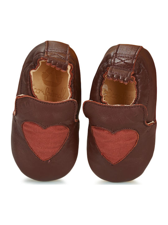 Easy Peasy Baby Ballerinas Burgundy Blublu Coeur