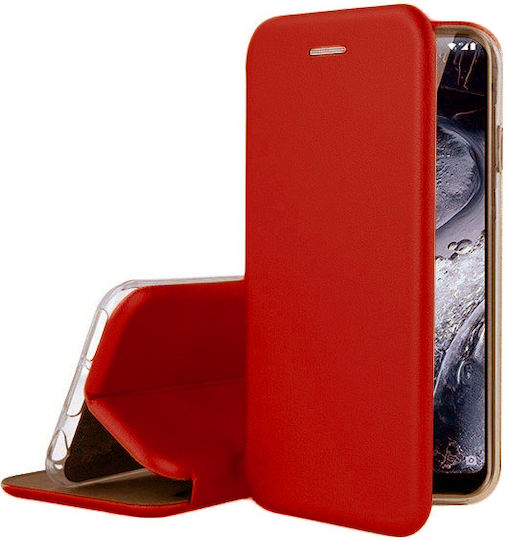 Elegance Book Piele artificială Roșu (Galaxy J5 2016)