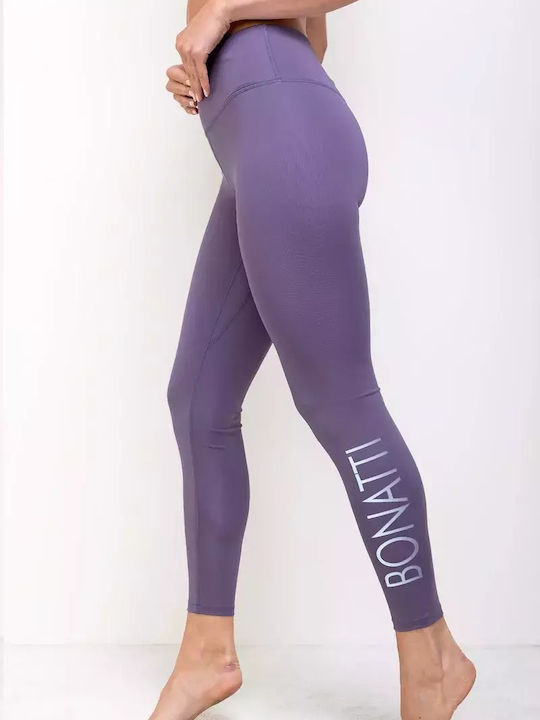 Bonatti Women's Cropped Training Legging High Waisted Purple