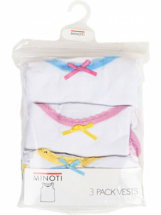 Minoti Kids Set with Tank Tops Sleeveless White 3pcs