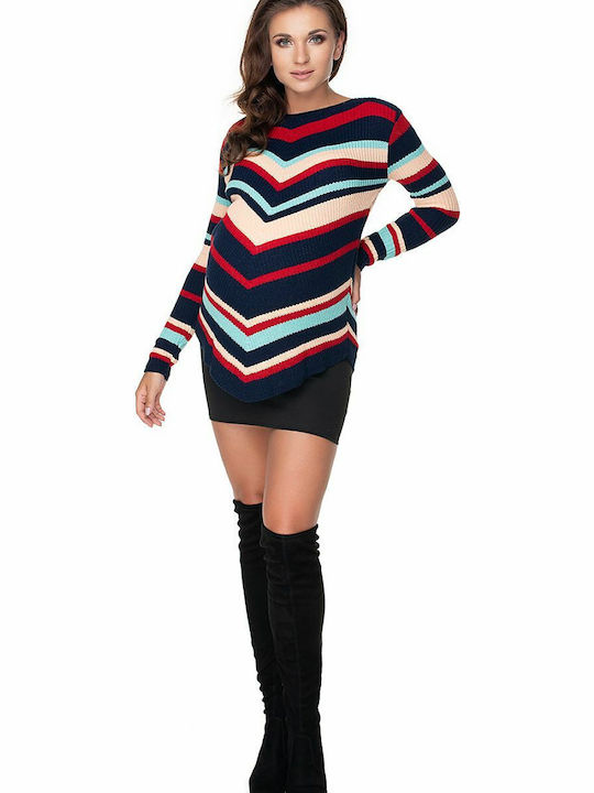 PeeKaBoo Pullover Schwangerschafts-Tops Blau