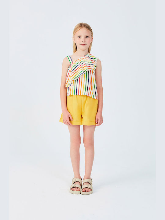 Compania Fantastica Kids Blouse Short Sleeve Multicolour