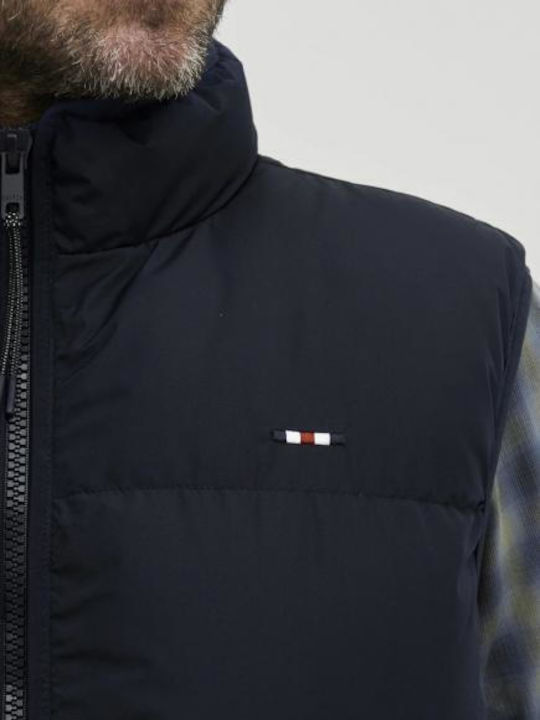 Sleeveless Winter Jacket Navy Blue