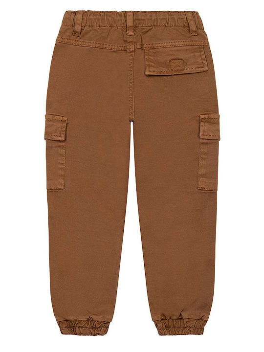 Minoti Boys Fabric Cargo Trouser Brown