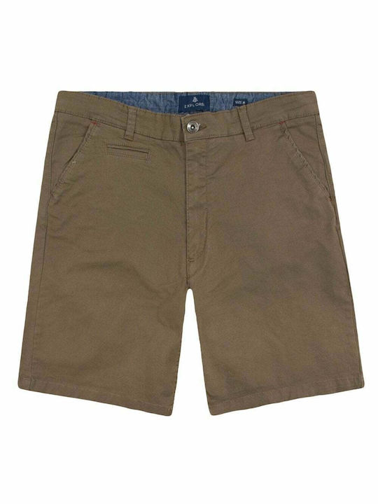 Explorer Men's Shorts Chino Brown