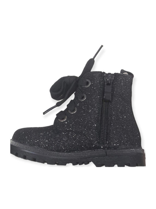 Kids Boots with Laces Gray