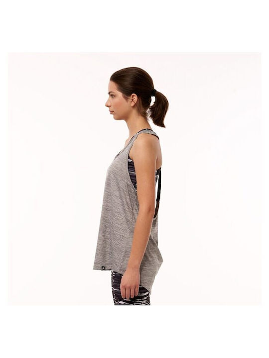 Northfinder Women's Athletic Blouse Sleeveless Gray