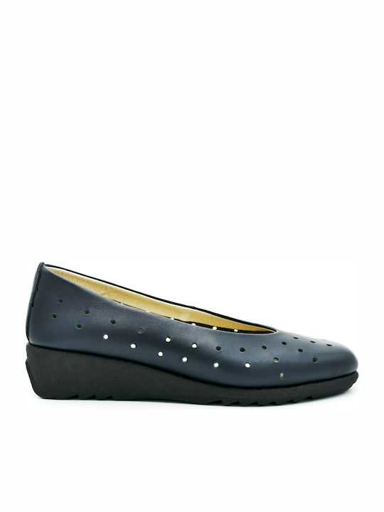 Aero by Kasta Leather Ballerinas Blue