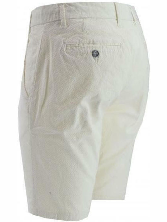 Yes Zee Men's Shorts Chino White