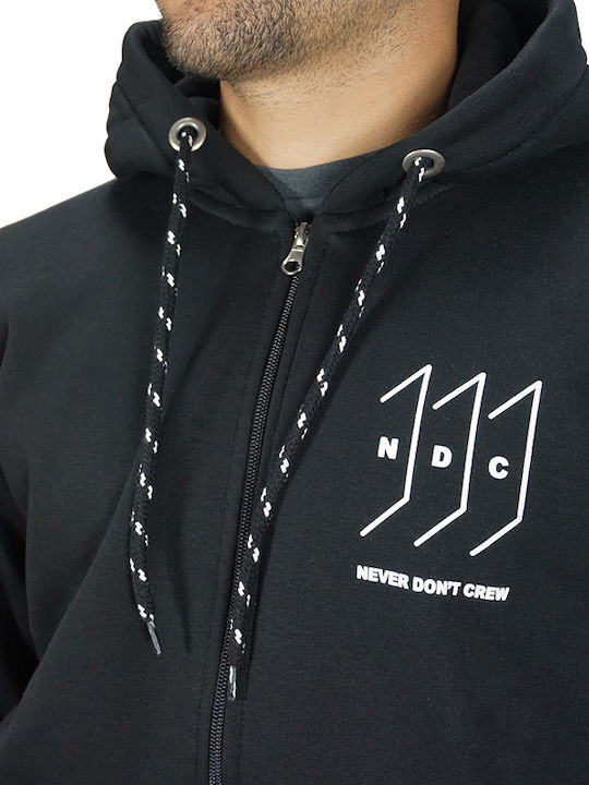 Sweatshirt Für Herren Mit Kapuze Schwarz