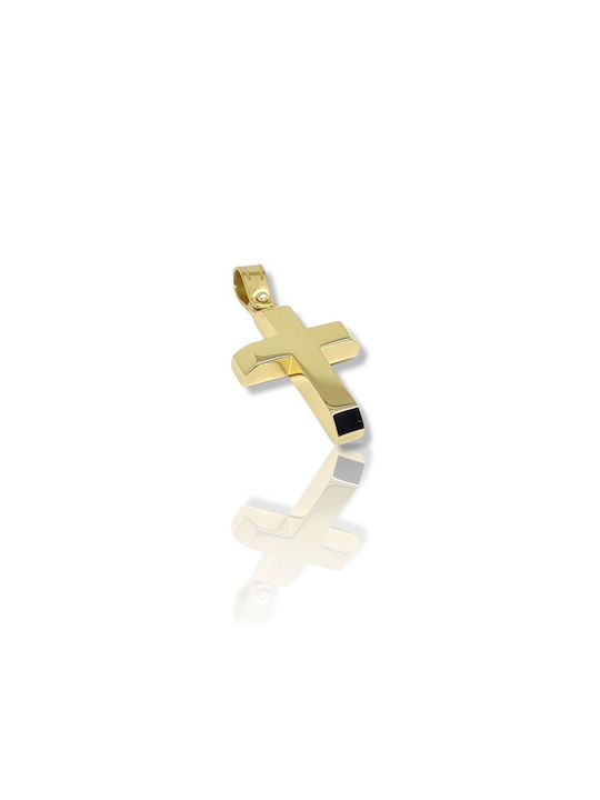 Mentzos White Gold Cross 18K