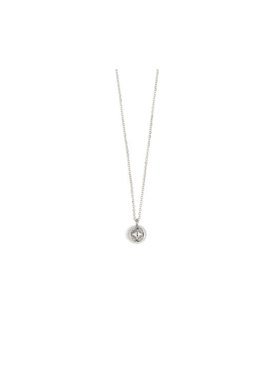 George Art Jewels Necklace from White Gold 14K with Pearls