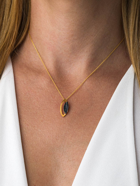 George Art Jewels Necklace Made of Gold Plated Silver George Art Jewels Necklace Made of Gold Plated Silver