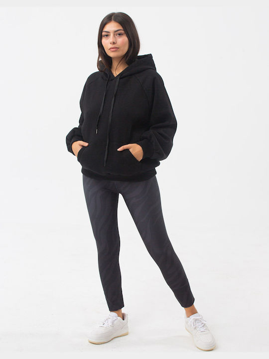 Beltipo Women's Hooded Sweatshirt Black