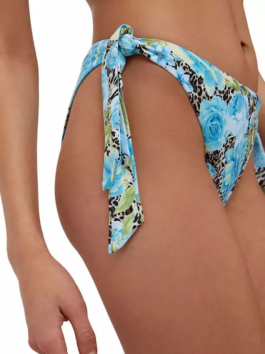 Bikini Slip with Ties Floral