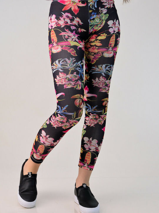 Potre Frauen Lang Leggings Braun